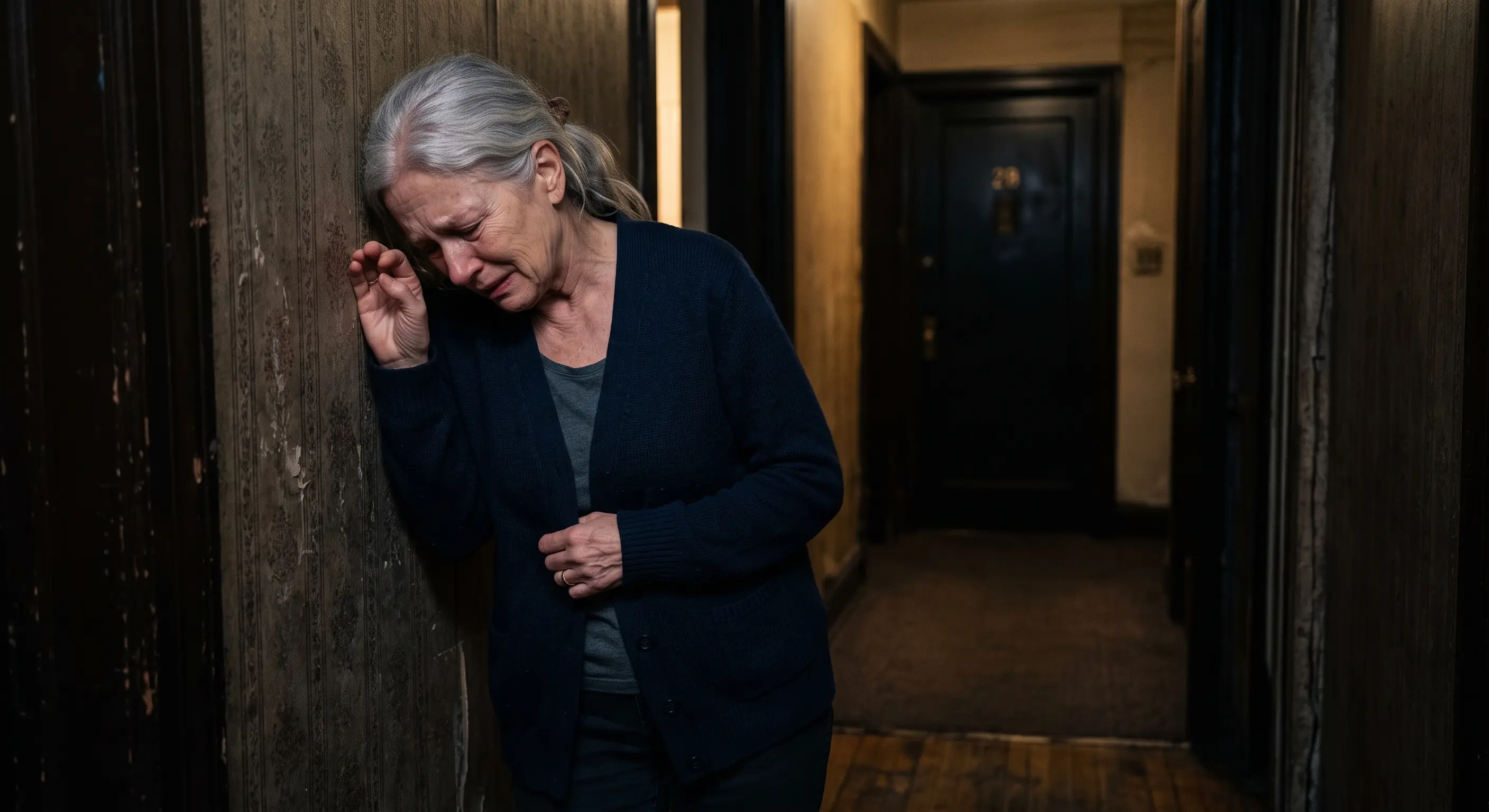 Woman feeling distressed about memory loss — tap to watch